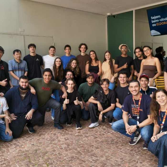 Alunos do 1º ano de engenharia visitam o Instituto de Pesquisa Eldorado