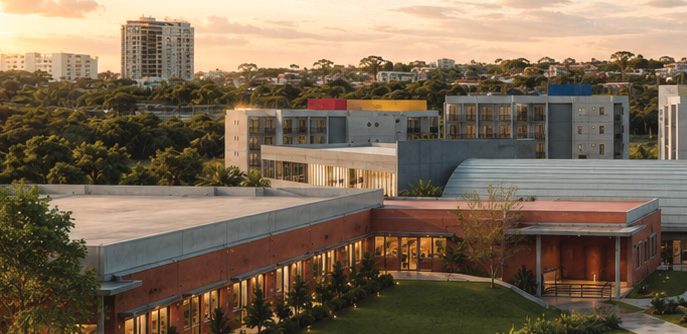 Vista do campus FACAMP