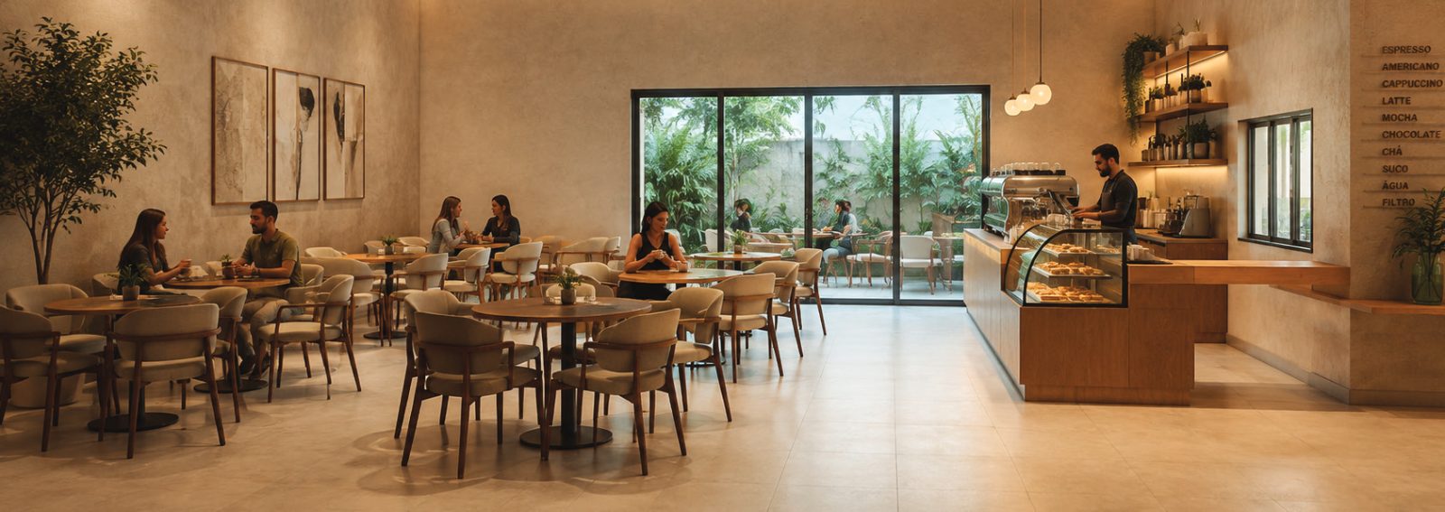 Cafeteria do campus FACAMP